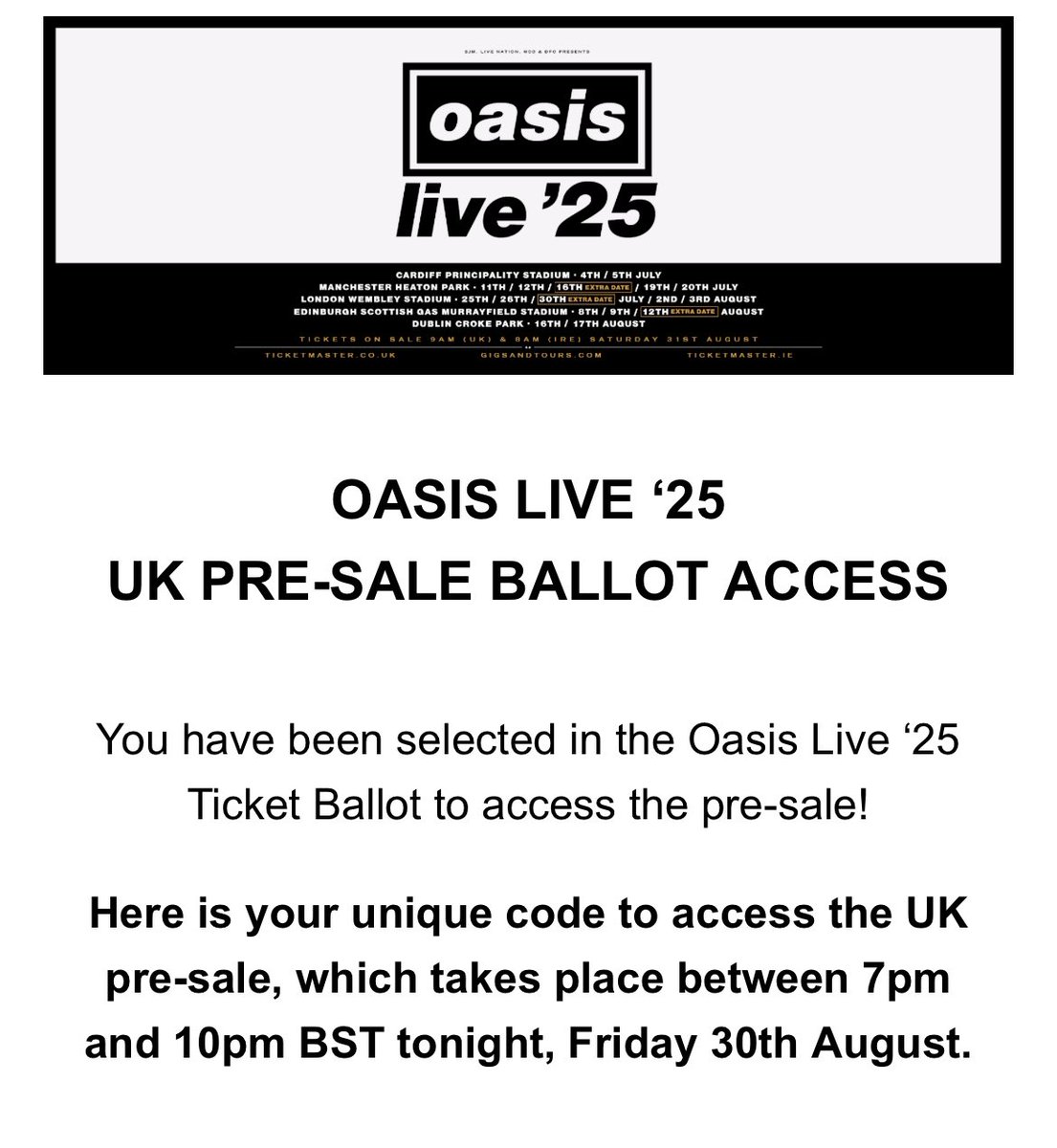 Mainly Oasis tweet media
