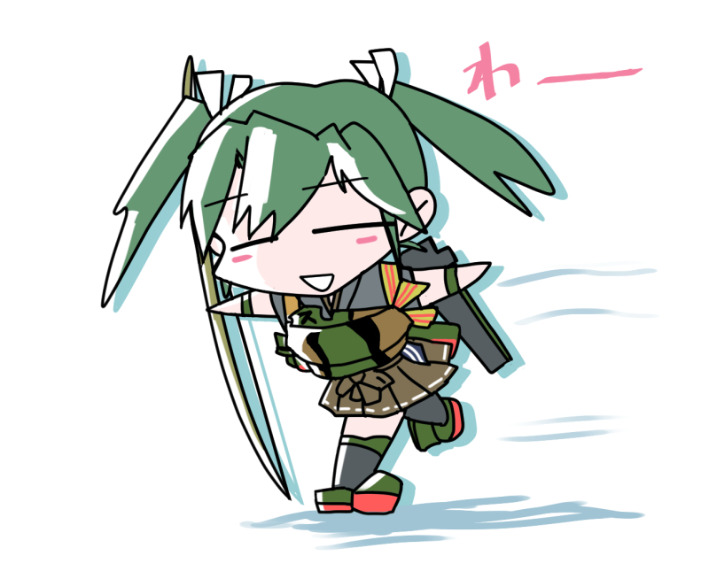 #今月描いた絵を晒そう 
瑞鶴さん…今月はアニメが始まったからキン肉マンネタも2本(原作準拠だけどw 