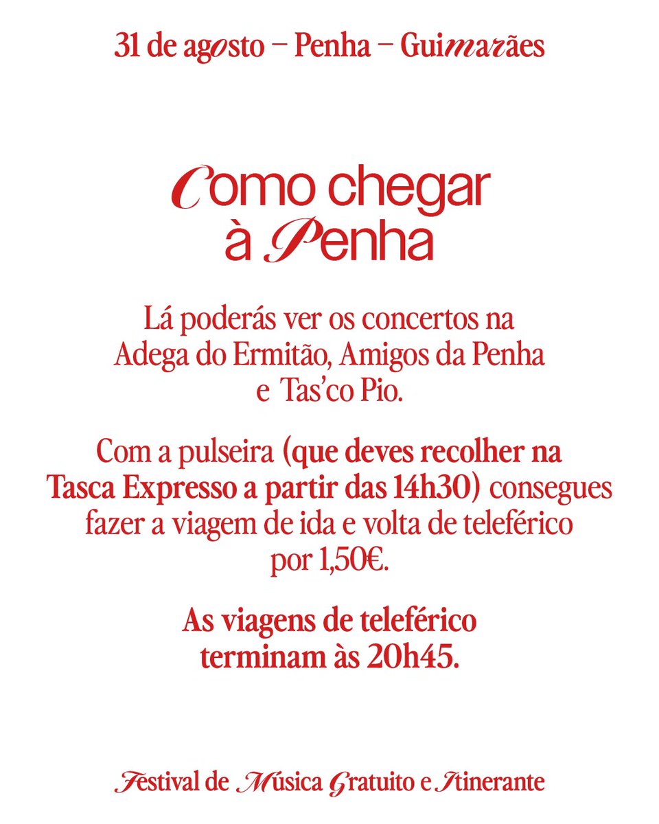 vaimabanda's tweet photo. Tudo o que precisas de saber sobre o Vai-m'à Banda 2024! 🍷

Desliza para ler! 👉

Não te esqueças, não existem terminais de multibanco na Penha 👀

#vaimabanda https://t.co/wi47mv6xFw