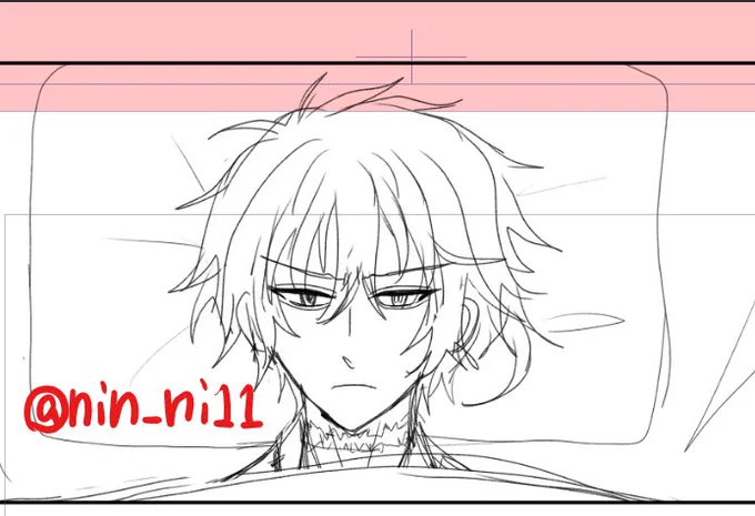 眠れない夜のひぜさに漫画、絶賛したがき中です!(げきおそ) 