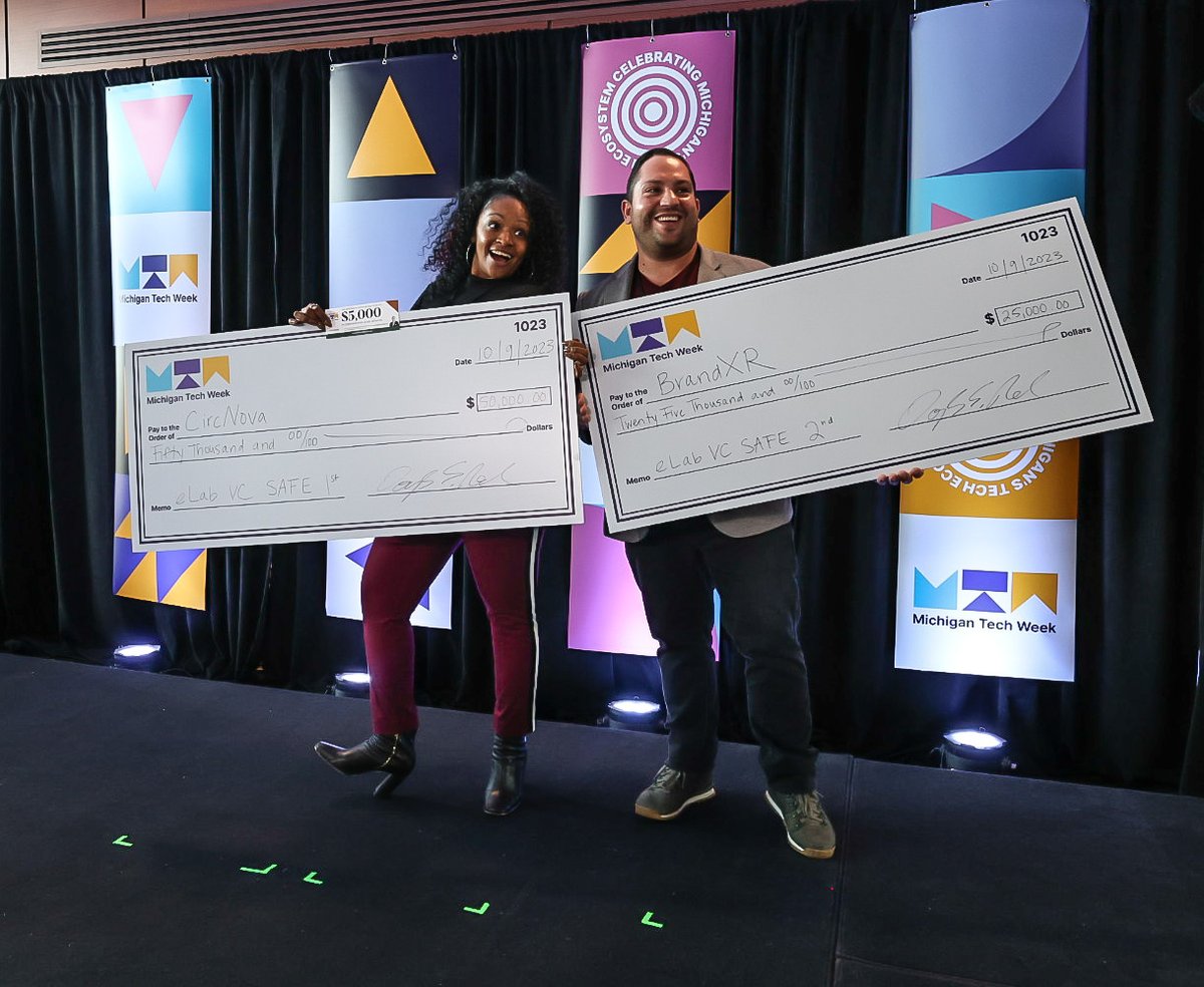 🚀 Ready to elevate your startup? 🌟 Michigan Tech Week is your chance! 🎤 Pitch on-stage in front of top VCs &amp; experts. 💰 With $300K+ in funding, 🏢 co-working space, &amp; ⚖️ legal services up for grabs, this is your moment to shine! Apply at michigantechweek.com/pitch #MITechWeek