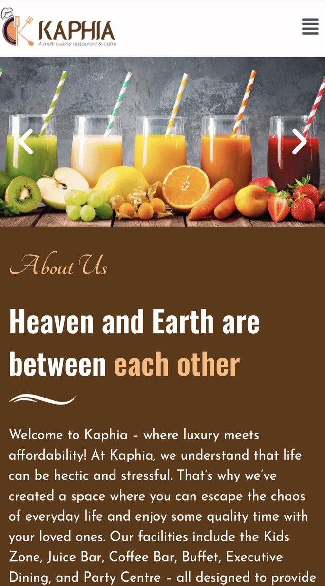 __sajidhasan__'s tweet image. Check out my latest work, including the new mobile-responsive website for Kaphia, at [sajidhasan.dev](sajidhasan.dev)! Let&apos;s build something amazing together. #WebDesign #Portfolio #WordPress #LCDLFMX2 #earthquake #วอลเลย์บอลหญิง #LCDLFMX #ElementorPro #Web3