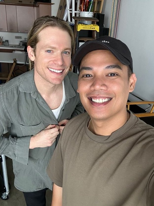 samreidarchives's tweet photo. Sam Reid and photographer Raen Badua during the shooting of Fault Magazine cover. https://t.co/JKhMwpEcst