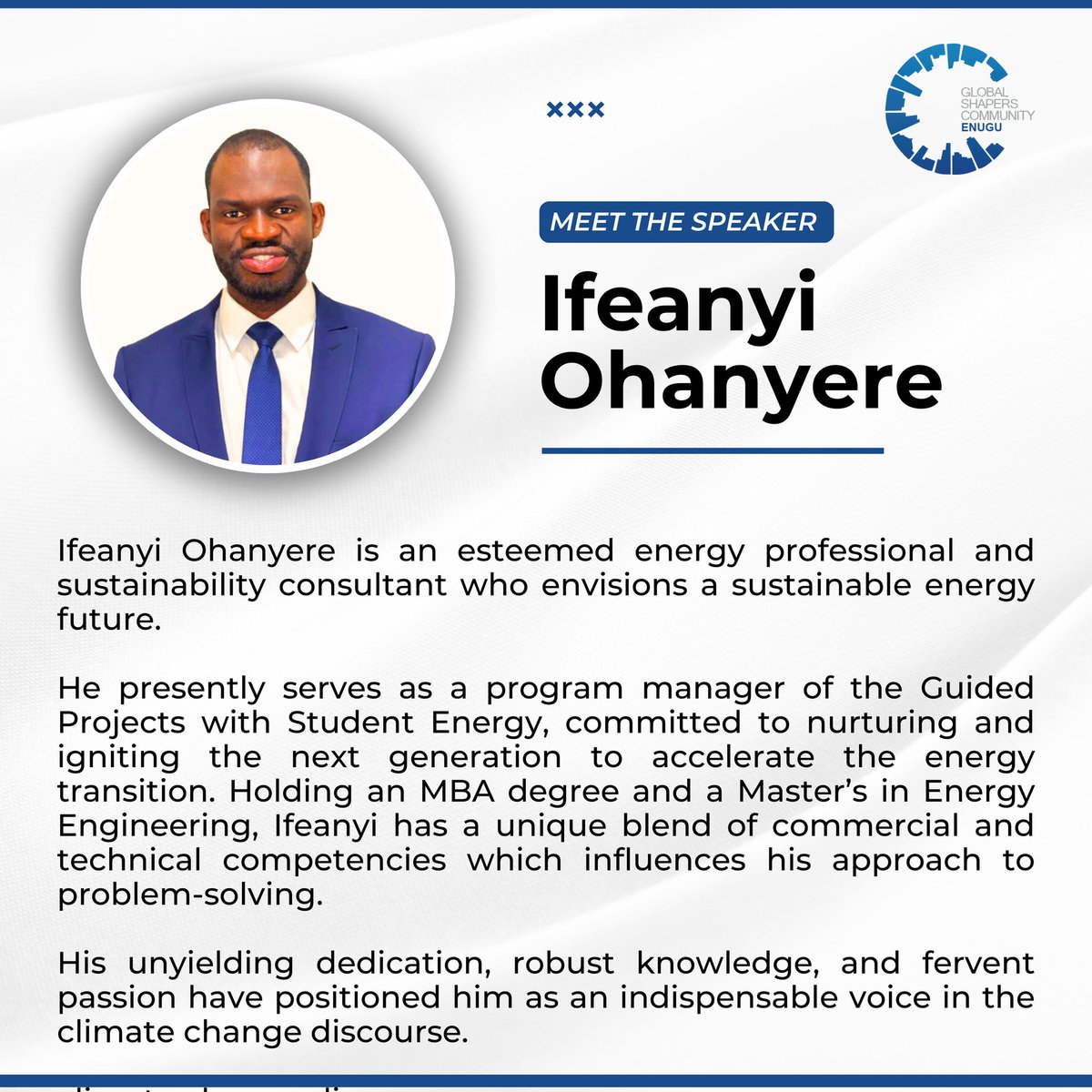 Join us today to learn how re-shaping your mindset and strategic positioning can catapult your career success with <a href="/iamohanyere/">Ifeanyi</a>

Date: Friday, 30th August, 2024
Time: 16:00 GMT 
Setting: Google Meet

Join via this link:
meet.google.com/otq-thbp-bbx

See you! 💙

#careerdevelopment
