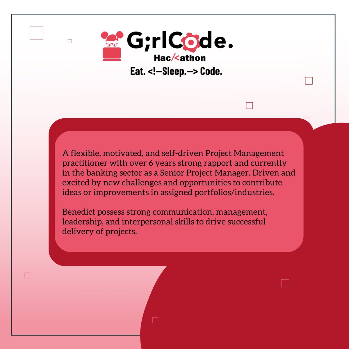Excited to announce that Benedict Matshediso from <a href="/Absabank_x/">Absa bank</a>  Botswana will be joining us as a judge for the hackathon! With his expertise and experience, we’re thrilled to have him on board to help us identify the most innovative solutions. 

Welcome, Benedict! 

#GirlCodeHack