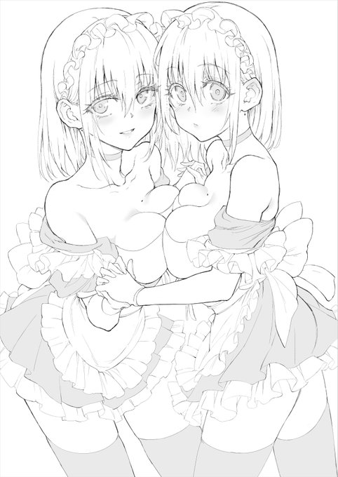 楓と鈴アニメ三巻パッケージラフ 