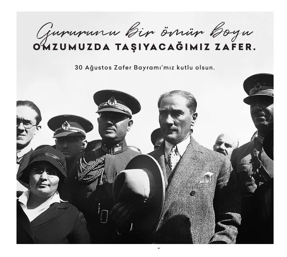 Arzu_Can52's tweet photo. Büyük zaferler, yalnızca büyük milletler tarafından kazanılabilir!

30 Ağustos Zaferi’nin 102. yıl dönümünde başta Gazi Mustafa Kemal Atatürk ve silah arkadaşları olmak üzere tüm kahramanlarımızı saygı, rahmet ve minnetle anıyoruz. 🇹🇷

#30Ağustos Zafer Bayramımız Kutlu Olsun. https://t.co/6P71vkKp1E