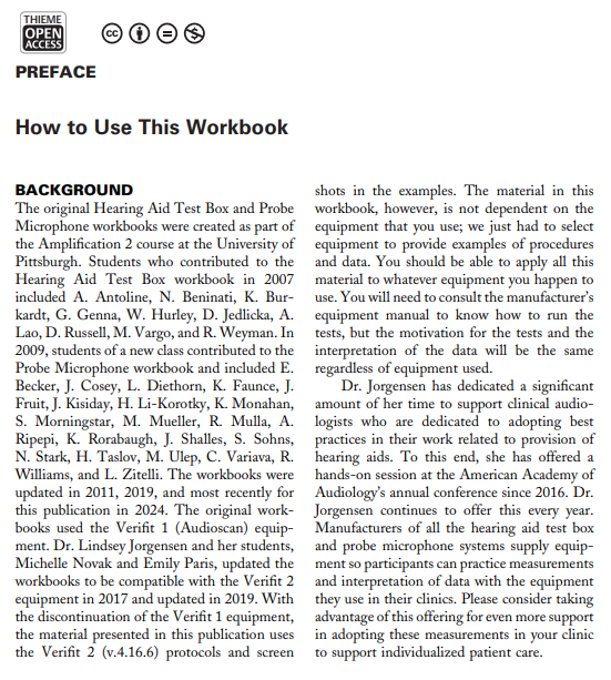 Seminars in Hearing (@seminhear) on Twitter photo 📔 Interesting Workbook about unleashing the Power of Test Box and Real-Ear Probe Microphone Measurement. #hearingaid #verification is how #audiologists set themselves apart. Catherine Palmer, <a href="/lori_zeee/">Lori Zitelli</a> and <a href="/LindseyJUSD/">Lindsey Jorgensen (she/her)</a> provide a guide to #verifit shorturl.at/u1bvk 📔 Interesting Workbook about unleashing the Power of Test Box and Real-Ear Probe Microphone Measurement. #hearingaid #verification is how #audiologists set themselves apart. Catherine Palmer, <a href="/lori_zeee/">Lori Zitelli</a> and <a href="/LindseyJUSD/">Lindsey Jorgensen (she/her)</a> provide a guide to #verifit shorturl.at/u1bvk