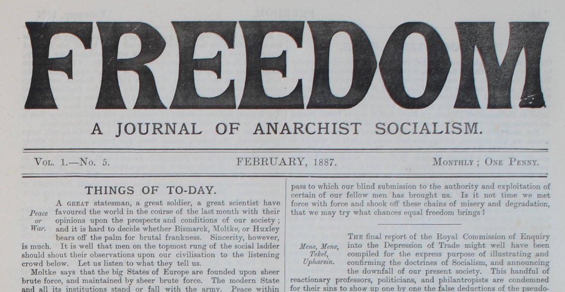 SparrowsNestLib's tweet image. We just uploaded 75 early issues of Freedom, covering 1886-1892, parts of the 1910s &amp;amp; a few issues from the 30s and 40s.
thesparrowsnest.org.uk/index.php/14-n…
Our sincere thanks to @bg_scarlett and everyone else at the great @wcmlibrary who made this possible!
@Freedom_Paper #Anarchy #Archives