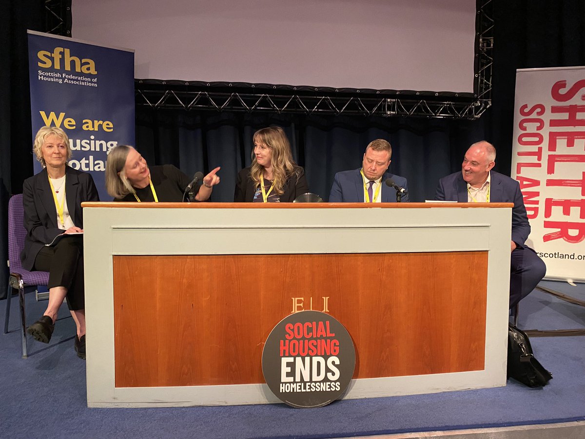 Great turnout for our <a href="/sfha_hq/">SFHA</a> fringe at #SNP24 with <a href="/shelterscotland/">Shelter Scotland</a>. Still a few seats- and lunches - left if you’re here!