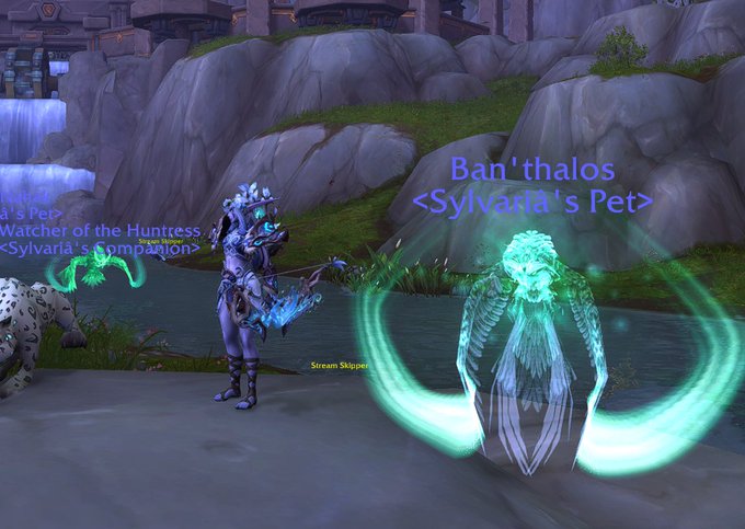 You mean to tell me that these two green glowing birds aren't related??? @Warcraft Update for 3 pixel
