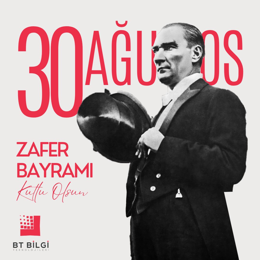 30 Ağustos Zafer Bayramımız ilelebet kutlu olsun...
#BTBilgi 
#30ağustoszaferbayramı 
#30ağustos