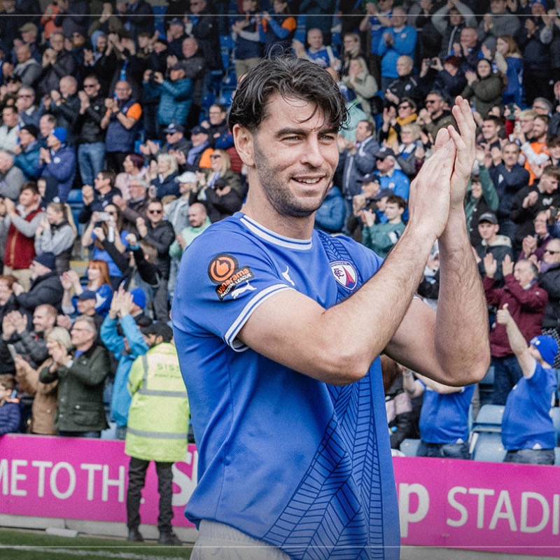 ChesterfieldFC's tweet photo. 📝 We can confirm that Joe Quigley has left the club to join National League side Forest Green Rovers on a permanent deal for an undisclosed fee.

We would like to thank Joe for all his efforts during his time at the club.

Go smash it, Quigs! 💪

#Spireites