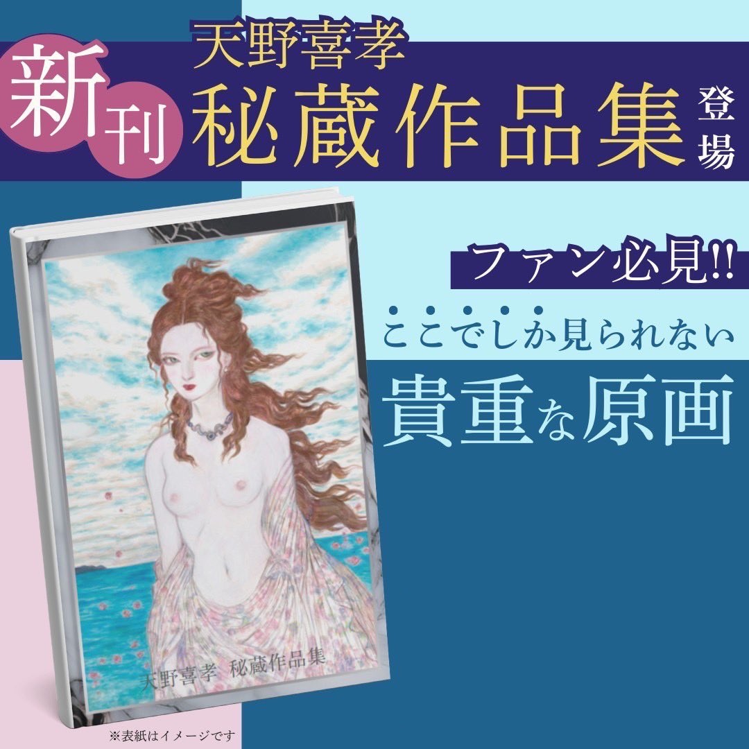天野喜孝　秘蔵作品集　計2冊