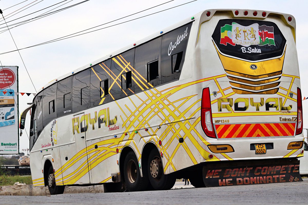 royal_traveller's tweet photo. "Embark on an unforgettable journey from Nairobi to Moyale with Royal Travelers! 🚍 comfortable seating, and reliable service as you travel to the gateway of Ethiopia. Book your seat today and experience the best of Northern Kenya with us! 🌍 #RoyalTravelers #NairobiToMoyale https://t.co/nOKNAlJQiU