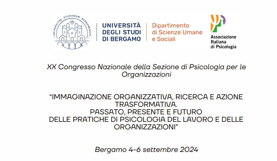 Nos vemos el próximo jueves 5 de septiembre en Bérgamo (Italia) en el XX Congreso Nacional de Psicología de las Organizaciones.
"Psicología #Cyborg: el valor de las epistemologías críticas en la investigación (Beltrán, Mariano; De Cordova, Federica). #PsicologiaNonViolenta