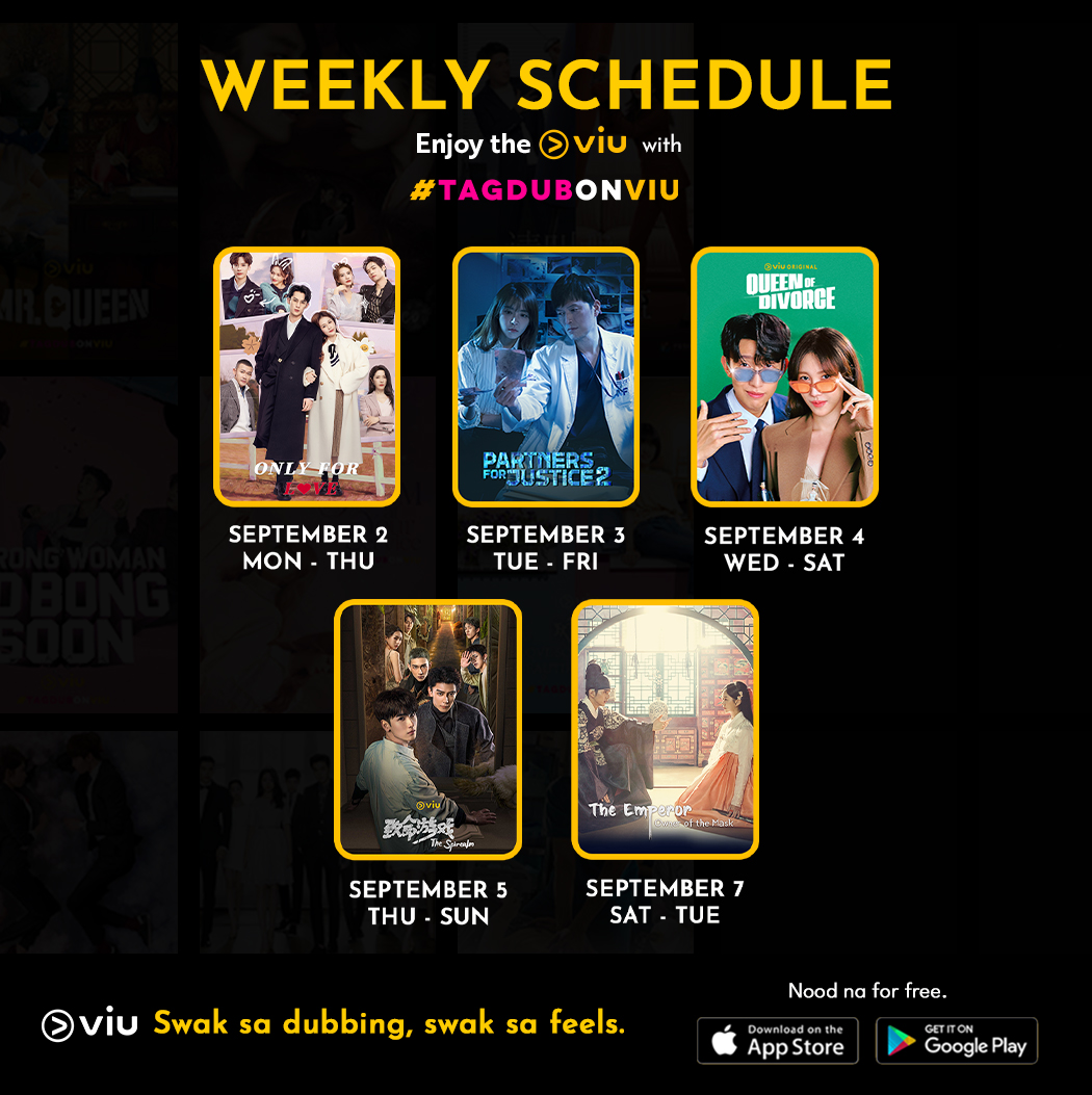 Viu_PH's tweet photo. You want more? We will give you more! Eto na ang mga exciting shows na ating aabangan sa #TagDubOnViu https://t.co/NanpF08Qro