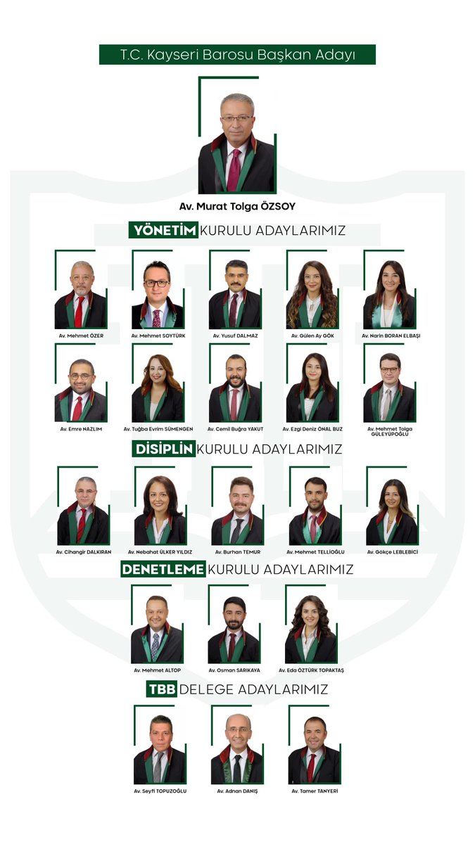 #KayseriBarosu100YılGrubu
#RengimizKayseriBarosu
#KayseriBaro
#Kayseri #Baro