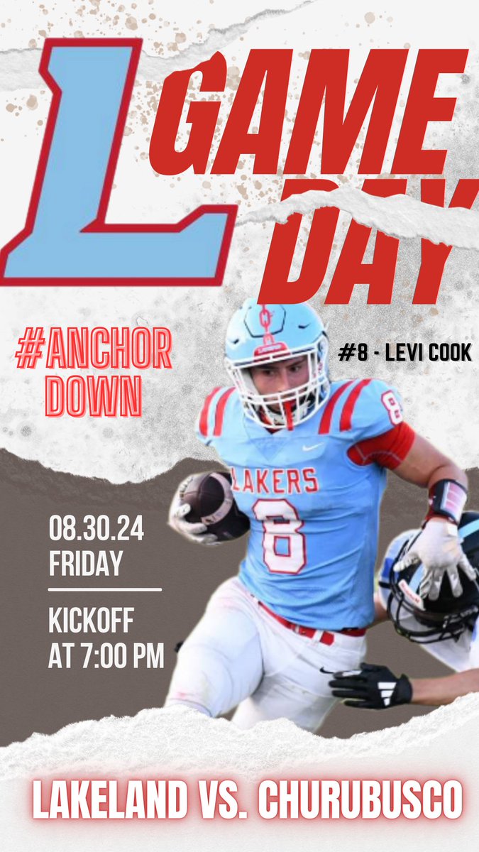 GAME DAY! We're gonna be Cook-in tonight!  #ANCHORDOWN