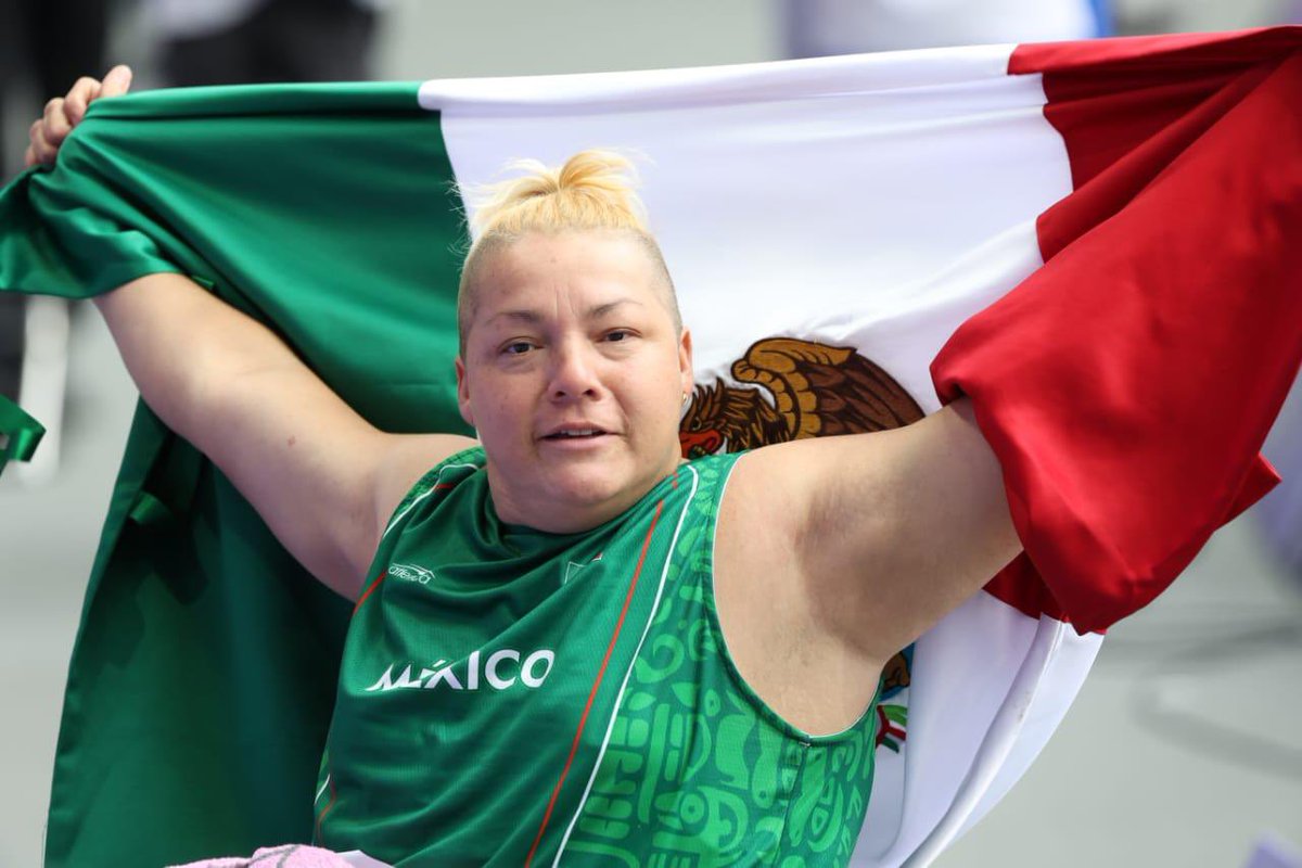 COPAME's tweet photo. 🇲🇽¡Bronce mexicano! 🥉💥

Rosa María Guerrero Cázares, le da a México la medalla de Bronce en el Lanzamiento de Disco F55 con un registro de marca de 25.81 🇲🇽🥉 https://t.co/7YgFmw1DPK