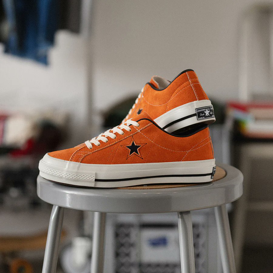 靴 CONVERSE ONE STAR J ORANGE 35200880 Converse One Star J Orange (Men's) | eBay