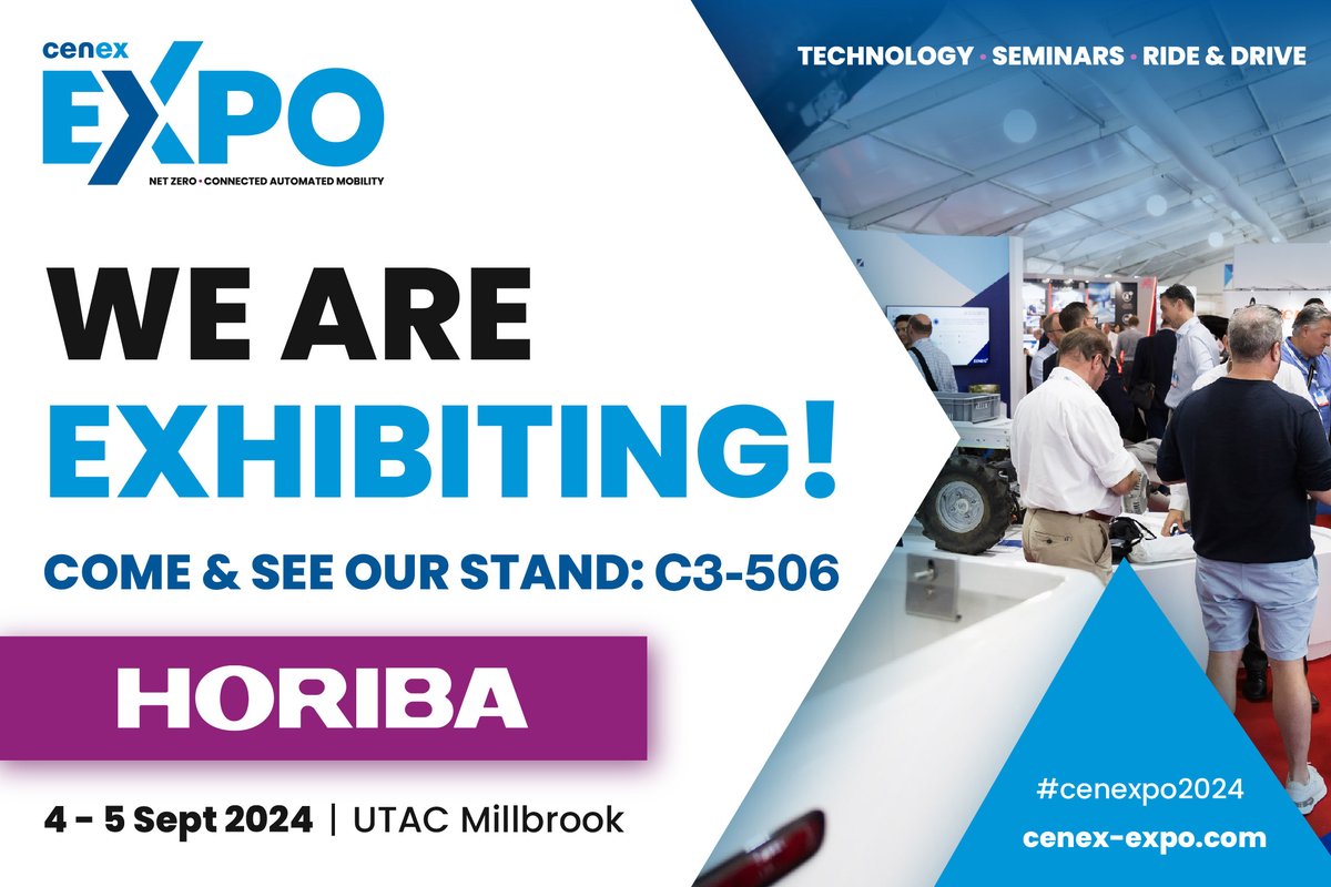 HORIBA_UK's tweet image. Less than a week to #cenexpo2024! 👇
  
Talk to us about #combustionengine monitoring, #electrolysis, #carbon utilisation, #fuelcells, #hydrogen test solutions &amp;amp; #battery life cycles!

We have it all!

Book now: cenex-expo.com

#HORIBA