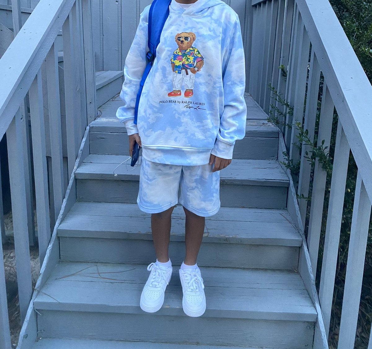 ajayapricee's tweet photo. good morning twitter this my nephew outfit for today he’s so cuteeee 😍😍 https://t.co/aYGpsGWflS