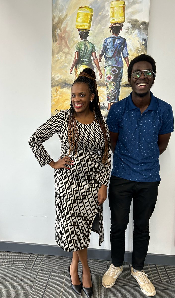 The Embassy Team said goodbye to two wonderful colleagues today - Alice, our temporary Trade Officer and Alan, Coordinator for Business-Ireland Kenya. Go n-éirí an tádh leo (good luck) and safari njema to Alan who is heading to Ireland to pursue a Master's Degree in FinTech.