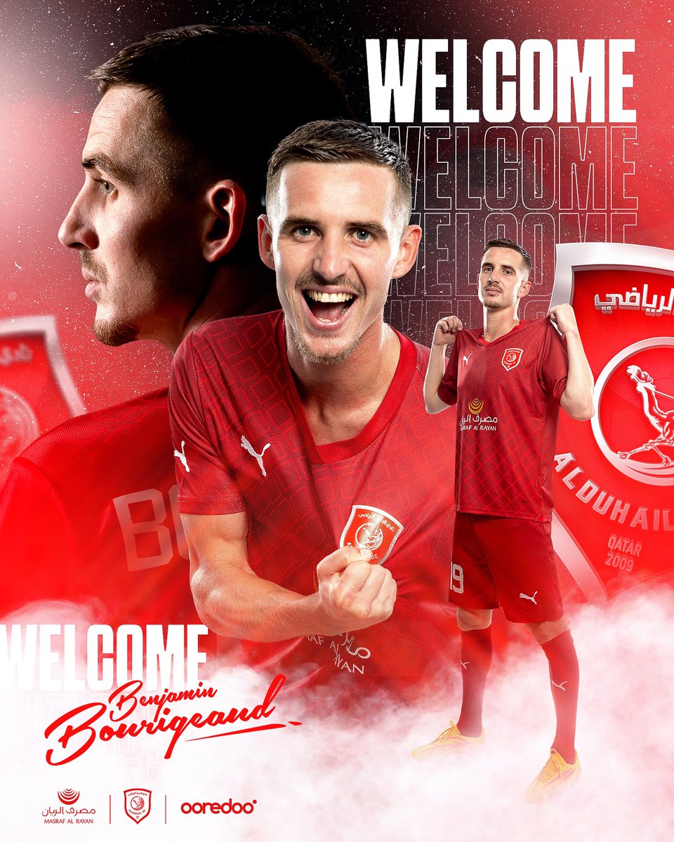 بنجامين بوريجو 🇫🇷 
أهــلاً بك في كتيبة الطوفــان 👋❤️

#الدحيل | #قطر