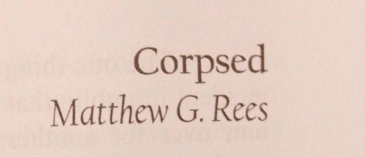 My thanks to ed David Longhorn for having my #shortstory 'Corpsed' in new-out Supernatural Tales 56. (Thirsty thesp of a certain age Carwyn Blyth takes a perhaps unwise - &amp; certainly well-oiled - wander after 1st night of a new play.) P'back &amp; download via suptales.blogspot.com