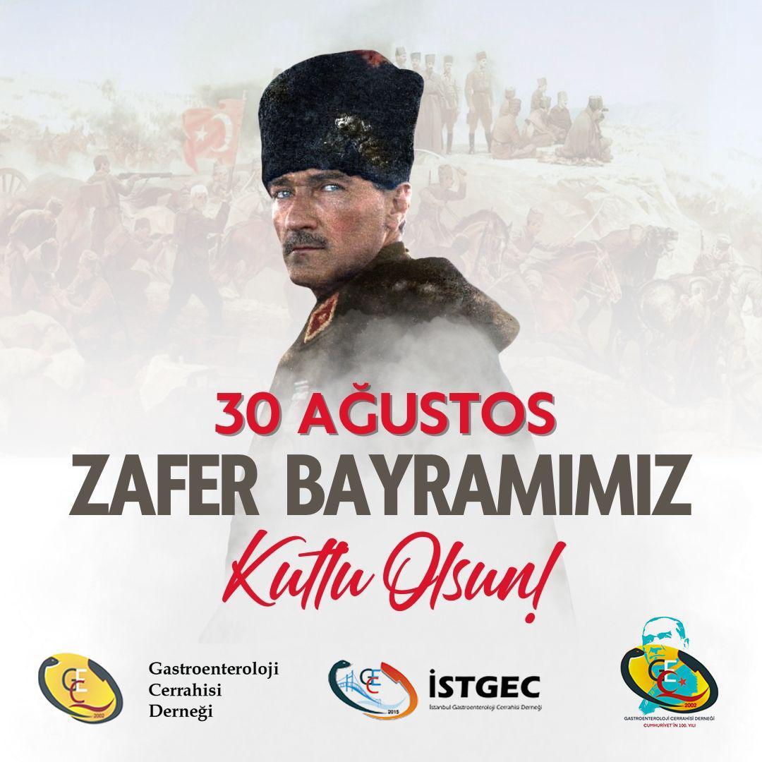 30 Ağustos Zafer Bayramımız kutlu olsun! Başta Gazi Mustafa Kemal Atatürk ve silah arkadaşları olmak üzere, vatanımız uğruna canını feda eden tüm şehitlerimizi rahmet ve minnetle anıyoruz.
