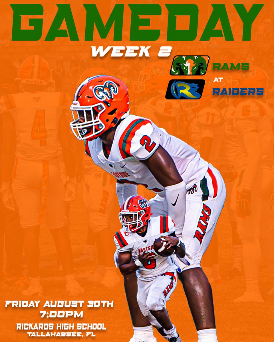 ShotxCoach's tweet photo. Game day!!! @EHSRamsFootball on the road taking on Tallahassee Rickards
#Ramily #TheBestSide https://t.co/mFIeQczIFh
