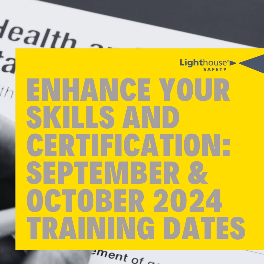 Upcoming courses including CITB SMSTS, SSSTS, Health &amp; Safety Awareness, Temporary Works Coordinator, NEBOSH General, NEBOSH Construction, Emergency First Aid and IOSH Managing Safely.

lighthousesafety.co.uk/upcoming-healt…

#healthandsafety #healthandsafetytraining  #citb #nebosh #iosh