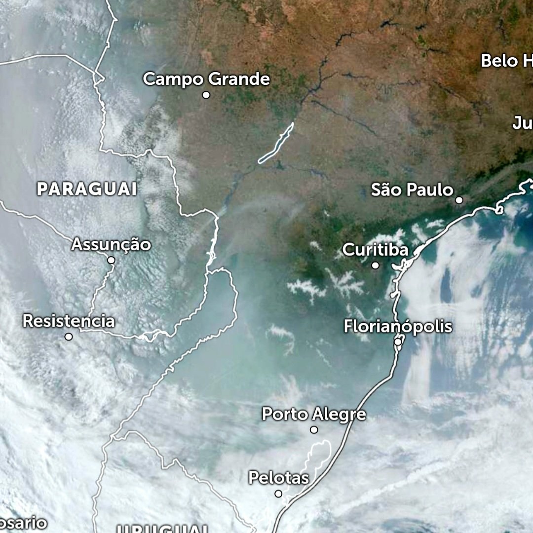 bbbrezenski's tweet photo. 🚨⚠️ ALERTA DE FUMAÇA TÓXICA 

A saga do RIO DE FUMAÇA continua.
Vamos repetir a tragédia da semana passada nos mesmos moldes e na mesma angústia.

O RIO DE FUMAÇA TÓXICA está subindo e seguindo para os maiores centros urbanos.
RS, SC, PR, SP estão já sentindo seu fluxo.

RT 👍🏻 https://t.co/eW7B7H4gpa