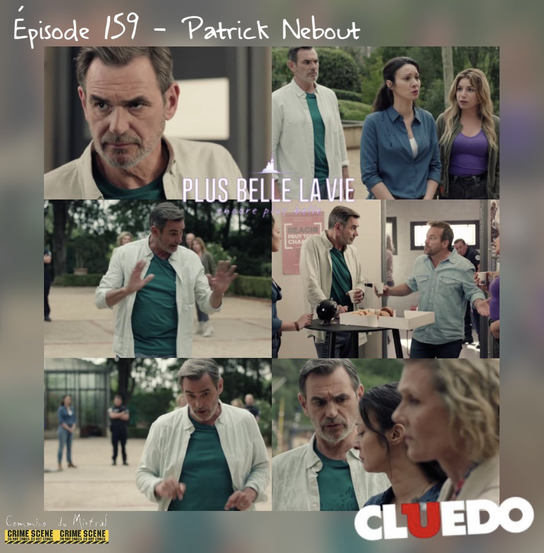 CommicoMistral's tweet photo. #pblvepb #episode159 aucun mystère ne résiste à notre commandant Nebout 😎 #pblv #cluedo @BertinJerome https://t.co/yEu9H65Mqd