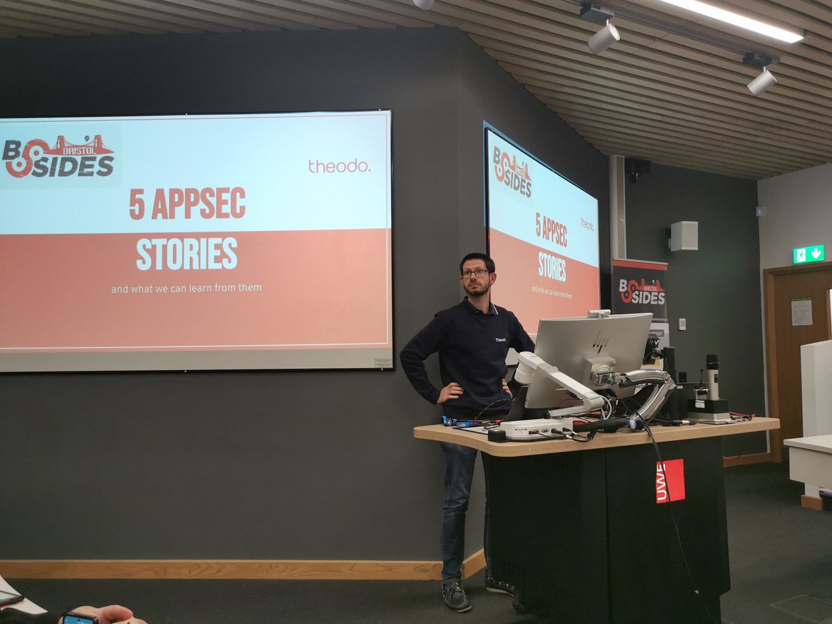 If you are at <a href="/bsidesbristol/">BSides Bristol</a>, come and check Paul's talk to learn from 5 real-life AppSec stories!