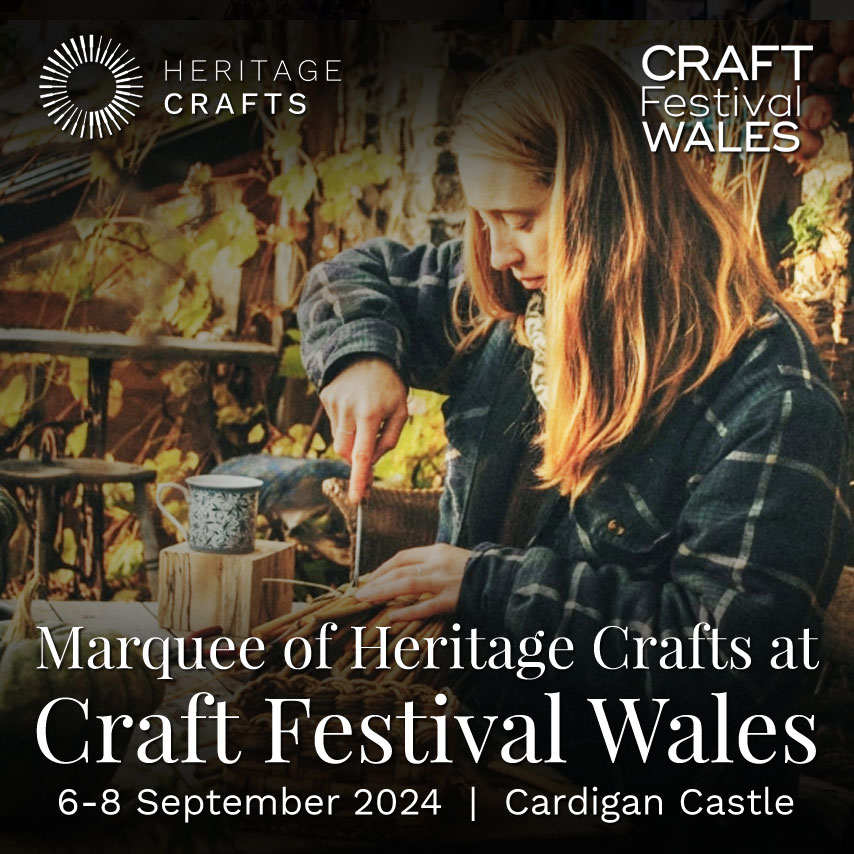 Join us at Craft Festival Wales at Cardigan Castle on 6 to 8 Sept where we’ll be hosting a Marquee of Heritage Crafts, including shoe maker <a href="/RuthEmilyDavey/">Ruth Emily Davey</a>, basketmakers Rosie Farey and Mandy Coates, marbler <a href="/ROCWORXDESIGNS/">ROCWORX DESIGNS</a> and sign painter <a href="/AndrewGrundon/">Andrew Grundon</a>. craftfestival.co.uk/Heritag.../Exh…