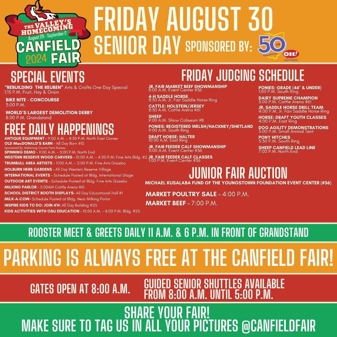 Here's your Friday Rooster Report. It's going to be a great day - see you soon!