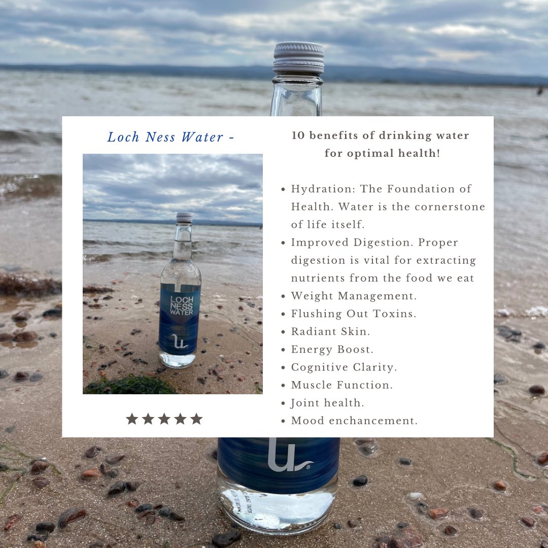 10 benefits of drinking water 🩵

#lochnesswater #health #healthylifestyle #healthtips #healthbenefits #motivation #scottishbusiness #scotland #water #waterfacts #waterbenefits #eco #ecofriendly