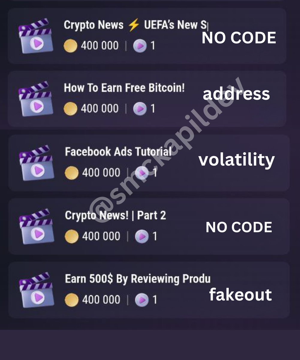 smckapildev's tweet image. TapSwap all codes update 

Please Note 📝 🙏

👉 1- If some Codes is missing you can check in my profile. All codes is updated

👉 2- Please mind Capital and                         
small letters.

👉 3-  Do not put any space before or after the code.

#TAPSWAP Daily Combo…