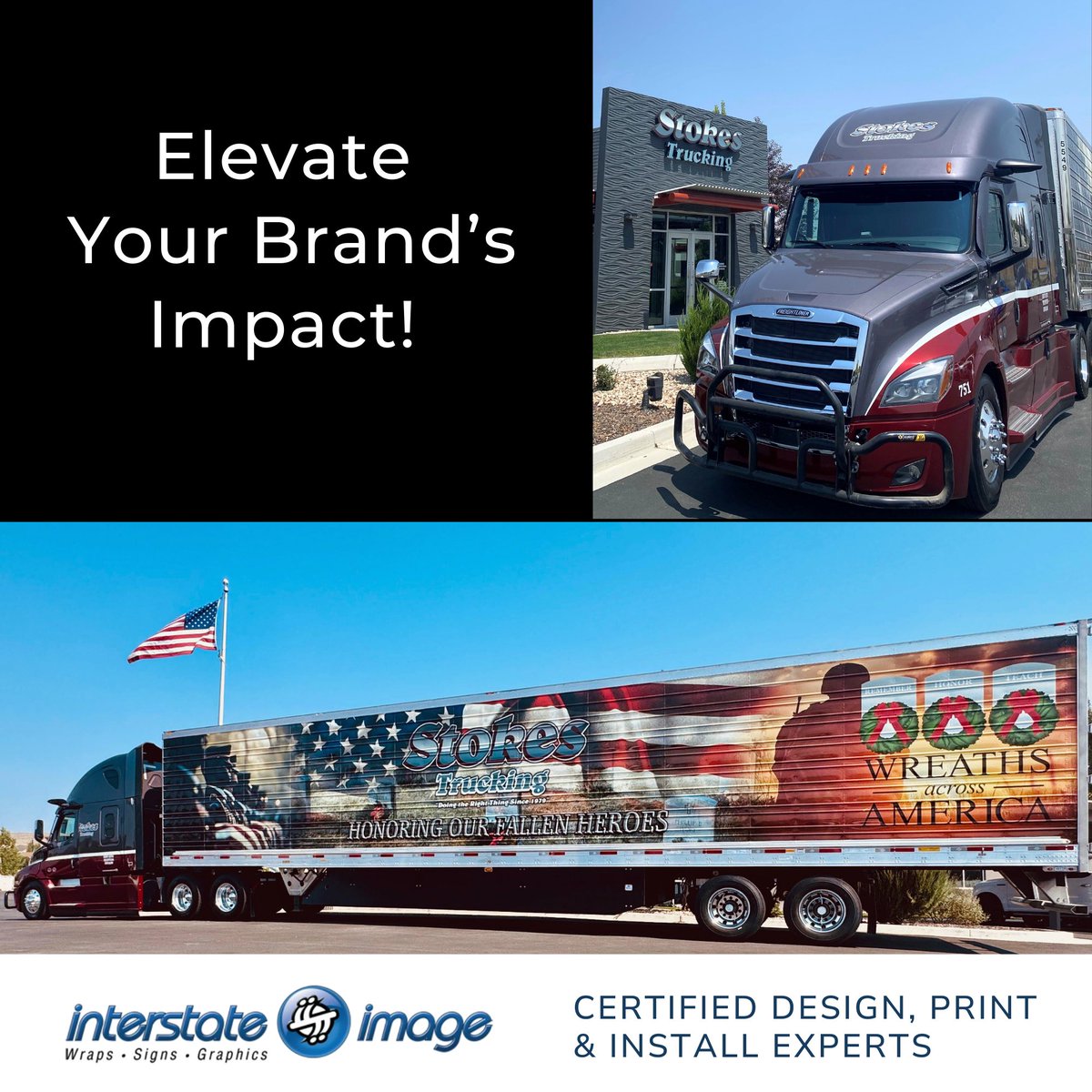 Interstateimage's tweet image. 🚛🎉 Excitement overload! Our new work is totally redefining truck aesthetics. Pop over to our website to see our stunning range of vinyl wraps! 🌟
bit.ly/3tgsfSG 
#TruckVinylRevolution #WrapMagic