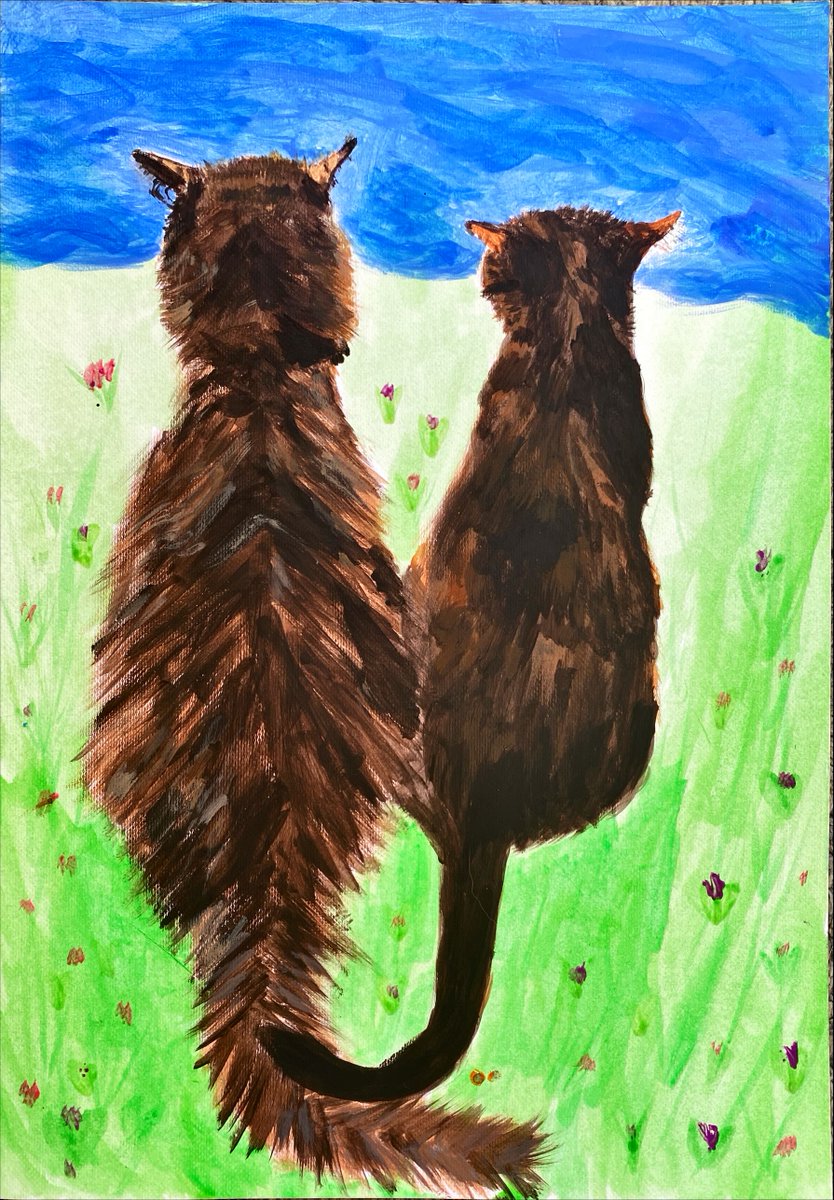 A Submission from Rachel Randle called You give me Strength - acrylic on paper A4 - still time to get your work in - see website for details #artistherapy #art4health #rethinkmentalillness.  Closing date is Saturday 31st August!!