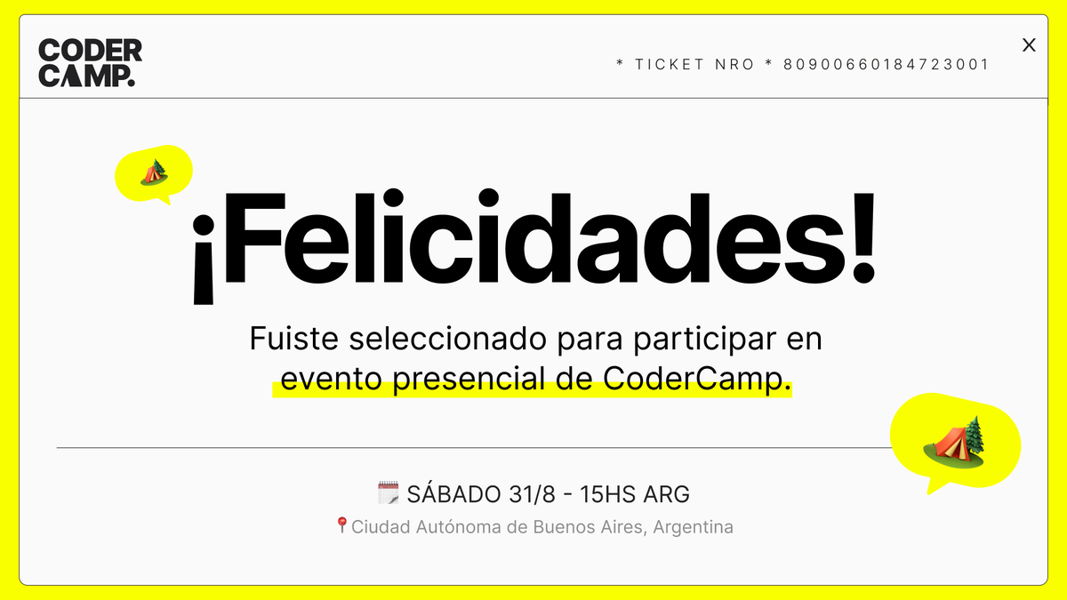 MacuData's tweet image. Muy emocionado por el evento de cierre de #CoderCamp de mañana 🎉
Después de un mes lleno de aprendizaje y crecimiento en IT, estaré en el evento presencial este sábado a las 15 hs para hacer networking y compartir con la comunidad @coderhouse.
¡Nos vemos ahí! 🚀