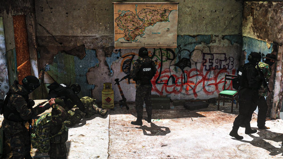 SOBR conducting a raid at a warehouse near the Chernarusian border.

#ArmA #ArmAScreenshots #ArmAScreenshot #ArmAPlatform #ArmAPhotography #ArmA3 #Arma3Screenshots #ThoughtlesslyArmaScreenshot