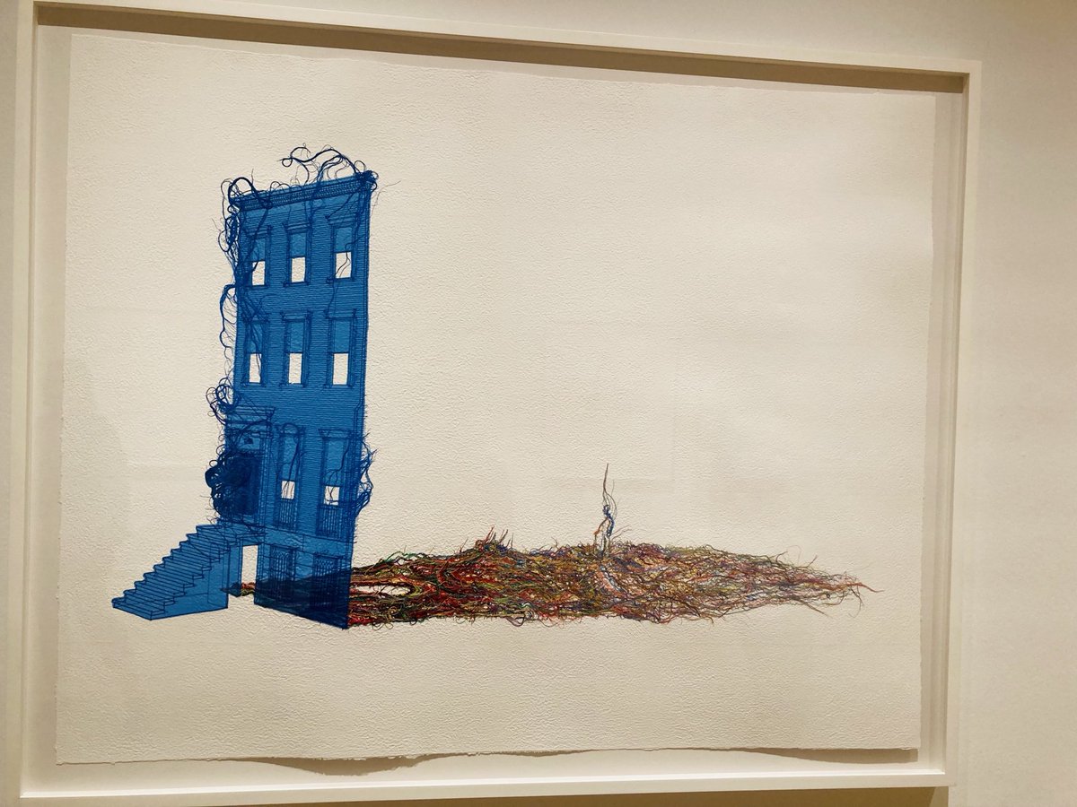 VikShirley's tweet photo. I loved Tracing Time, London-based & Seoul-born artist, Do Ho Suh’s first ever Scottish exhibition #ModernOne @NatGalleriesSco. I particularly liked his thread drawings, some of which are pictured here. So glad I caught it. On for couple more days! https://t.co/aGxIuCMo6U https://t.co/zBgtbmT92Q