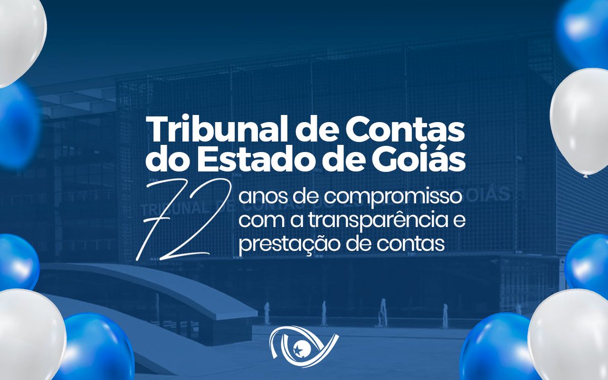 🎉 Hoje, o TCE-GO celebra 72 anos de história, marcados pela dedicação no exercício do controle externo, fortalecendo e fiscalizando a gestão dos recursos públicos.

📜 Criado pela Constituição Estadual de 1947, o Tribunal foi instalado no dia 1º de setembro de 1952.