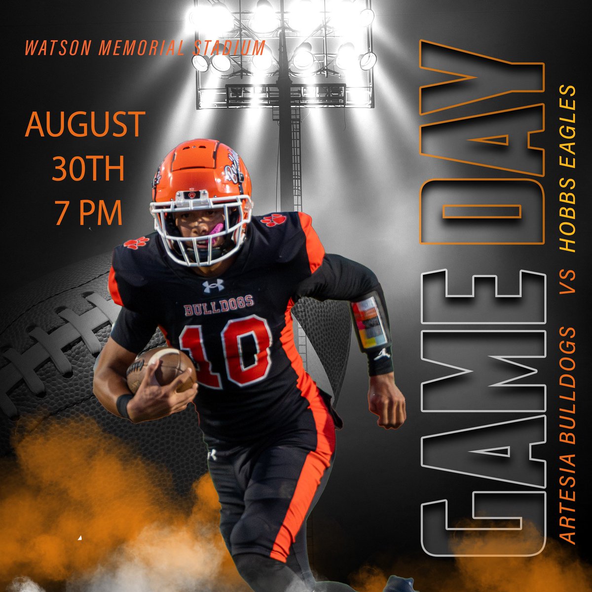 ArtesiaF32's tweet photo. It’s game day, 7 o’clock @ Hobbs. See you there, Go Dogs! https://t.co/i87G9SaVl0