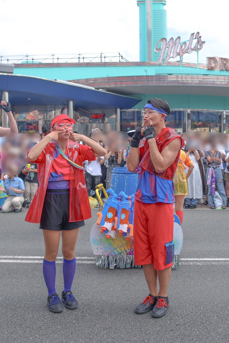 24/8/30 あおいちゃん りんくん
 #サマースプラッシュパレード  #USJファン
