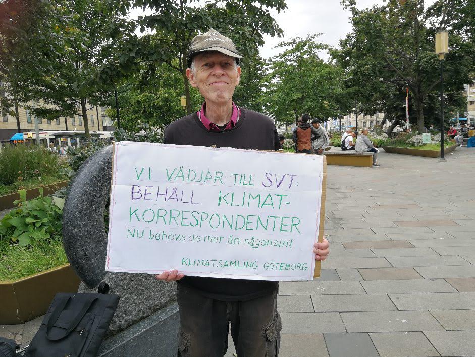 Klimatsamling 30 augusti i Brunnsparken. Vi står tillsammans med #fridaysforfuture.