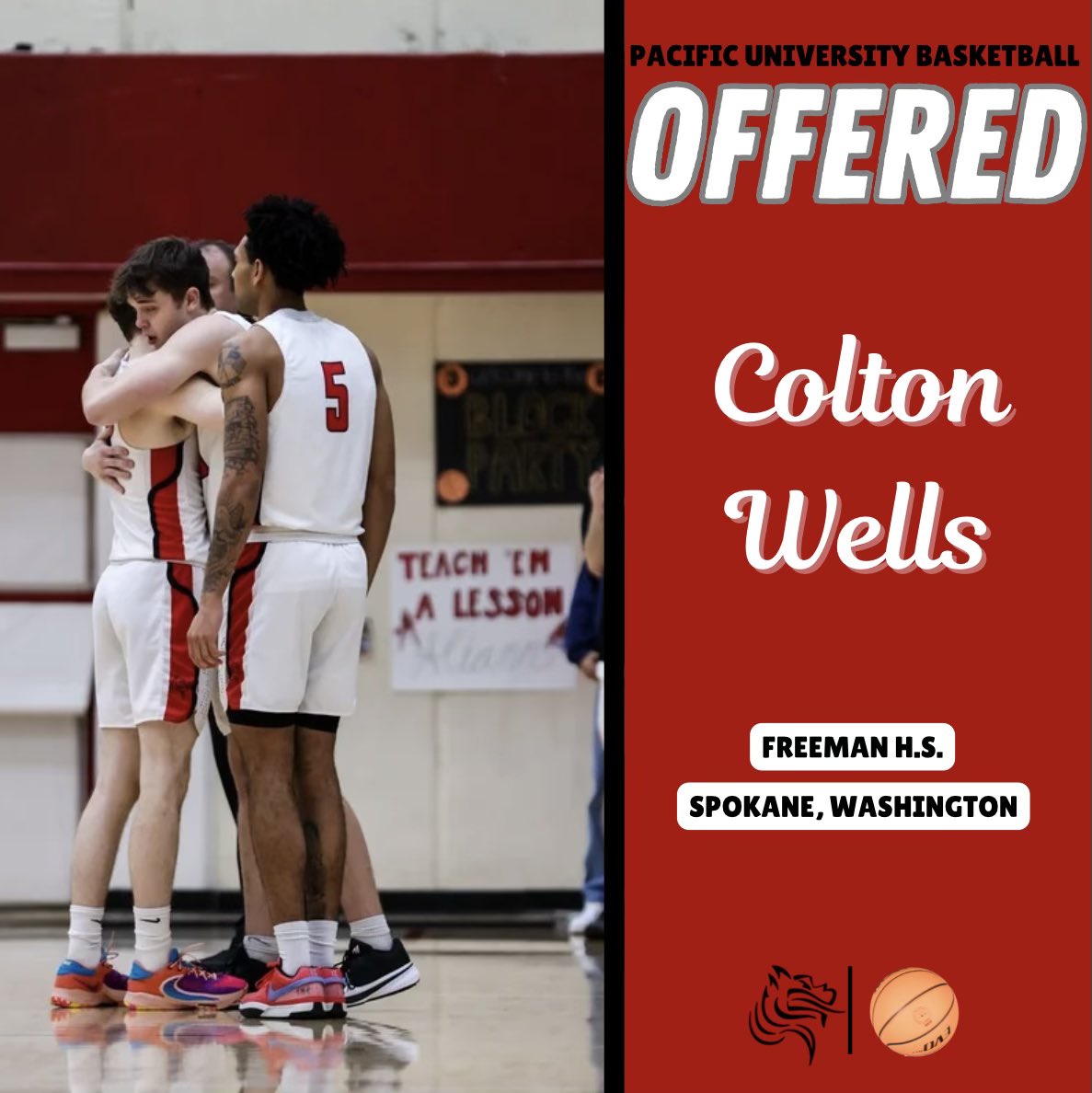 Colton Wells (@c_wells211) on Twitter photo After a great talk with Coach <a href="/JustinLunt/">Justin Lunt</a> I have received an offer to continue my academic and athletic career at Pacific University!
All Glory to God✝️ After a great talk with Coach <a href="/JustinLunt/">Justin Lunt</a> I have received an offer to continue my academic and athletic career at Pacific University!
All Glory to God✝️